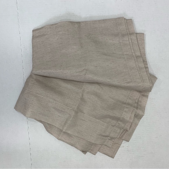 No 918 Lichtenberg Window Curtain 1 Panel Linen Blend Textured Oatmeal 54 x 95 - Picture 6 of 7